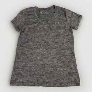 Under Armour Women's Heatgear Loose Fit Short Sleeve T Shirt Size Small Blue